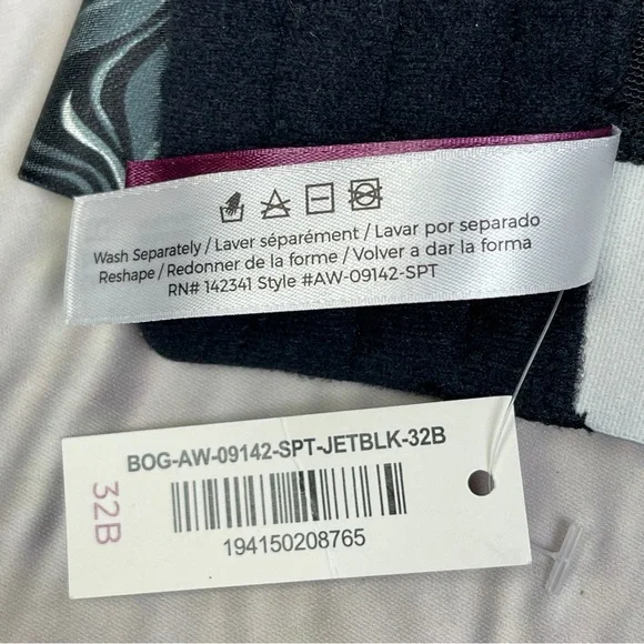 ADORE ME Micah Contour black sports bra NEW, size 32B - Picture 12 of 15